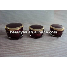 oblique tapered cosmetic acrylic jar cosmetic packaging container